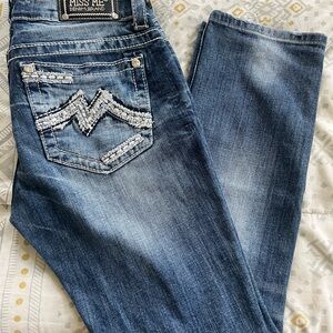 Miss Me Women's Dark Blue Boot Cut Jeans